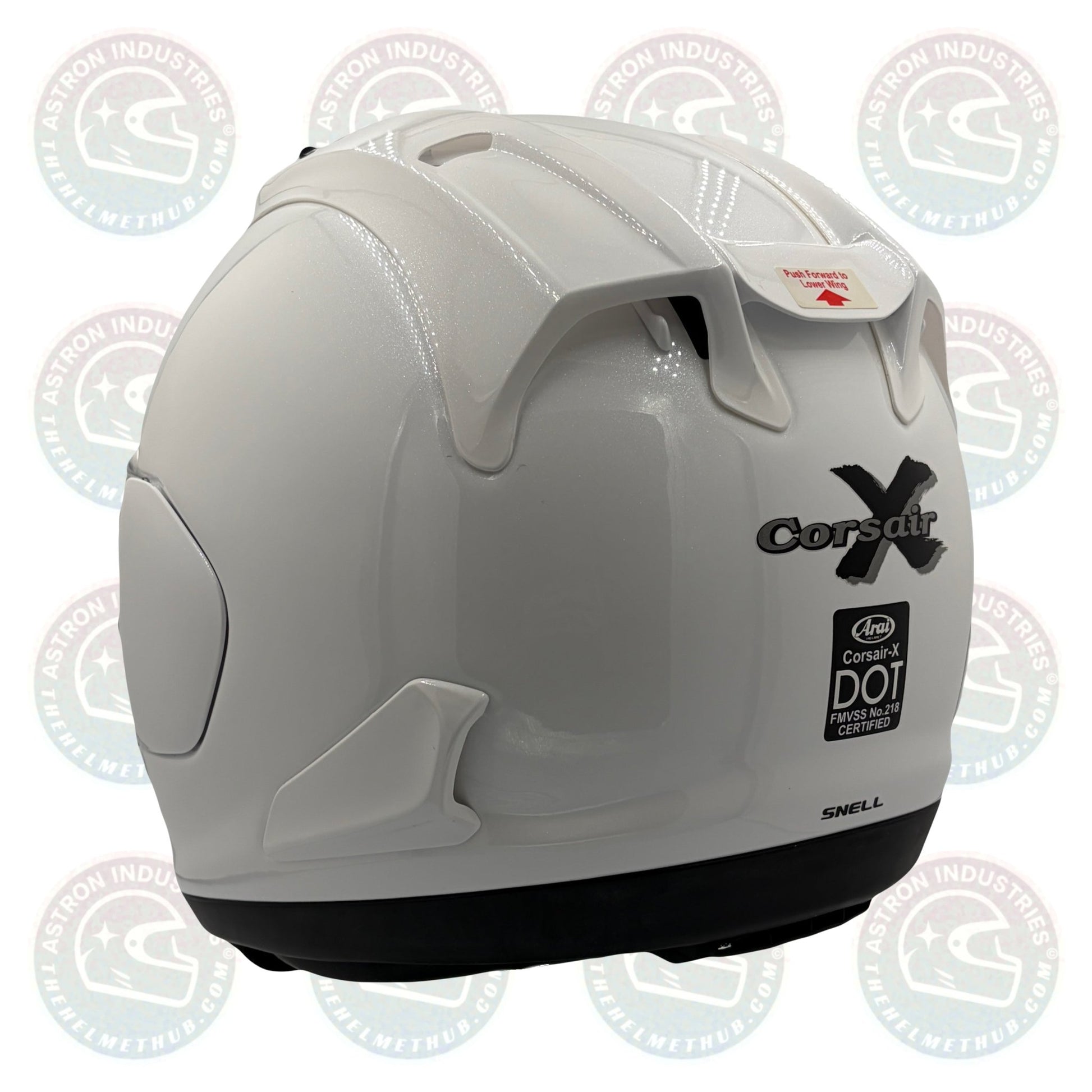 Arai Corsair - X Diamond White Motorcycle Helmet - TheHelmetHub