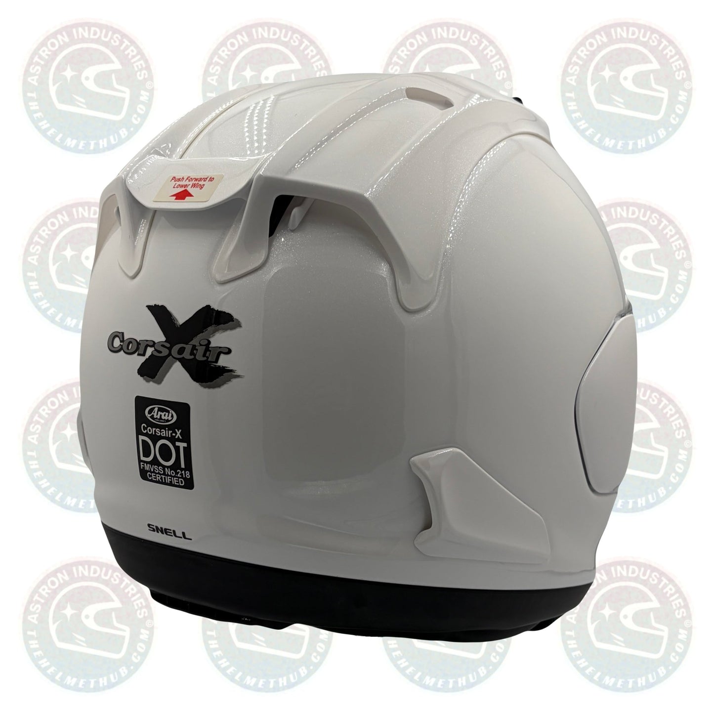 Arai Corsair - X Diamond White Motorcycle Helmet - TheHelmetHub