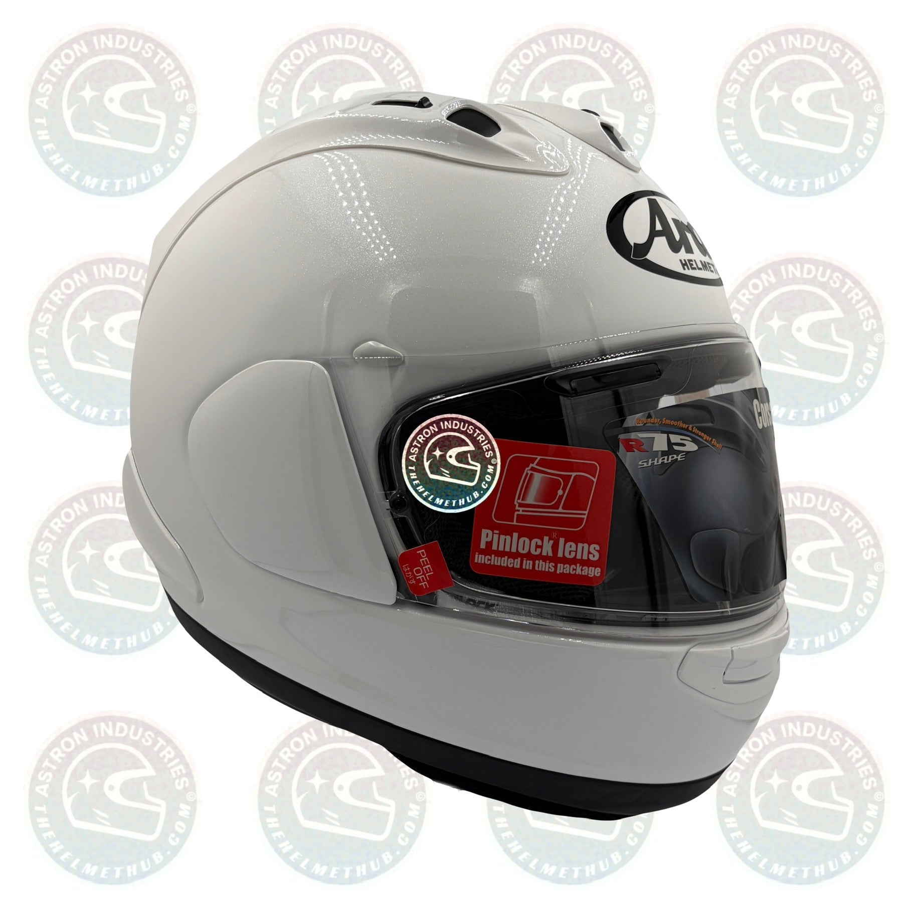 Arai Corsair - X Diamond White Motorcycle Helmet - TheHelmetHub