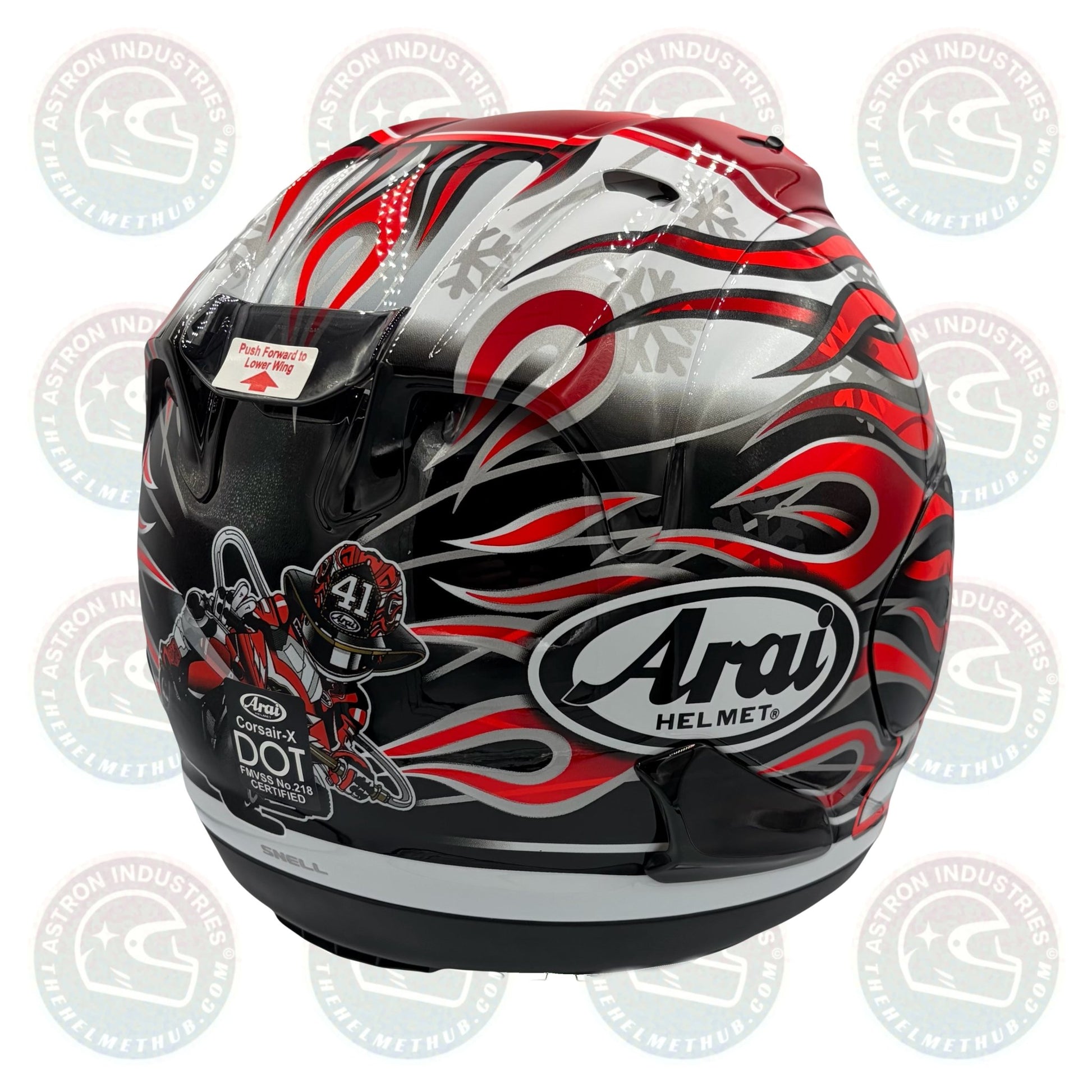Arai Corsair - X Haga GP Motorcycle Helmet - TheHelmetHub
