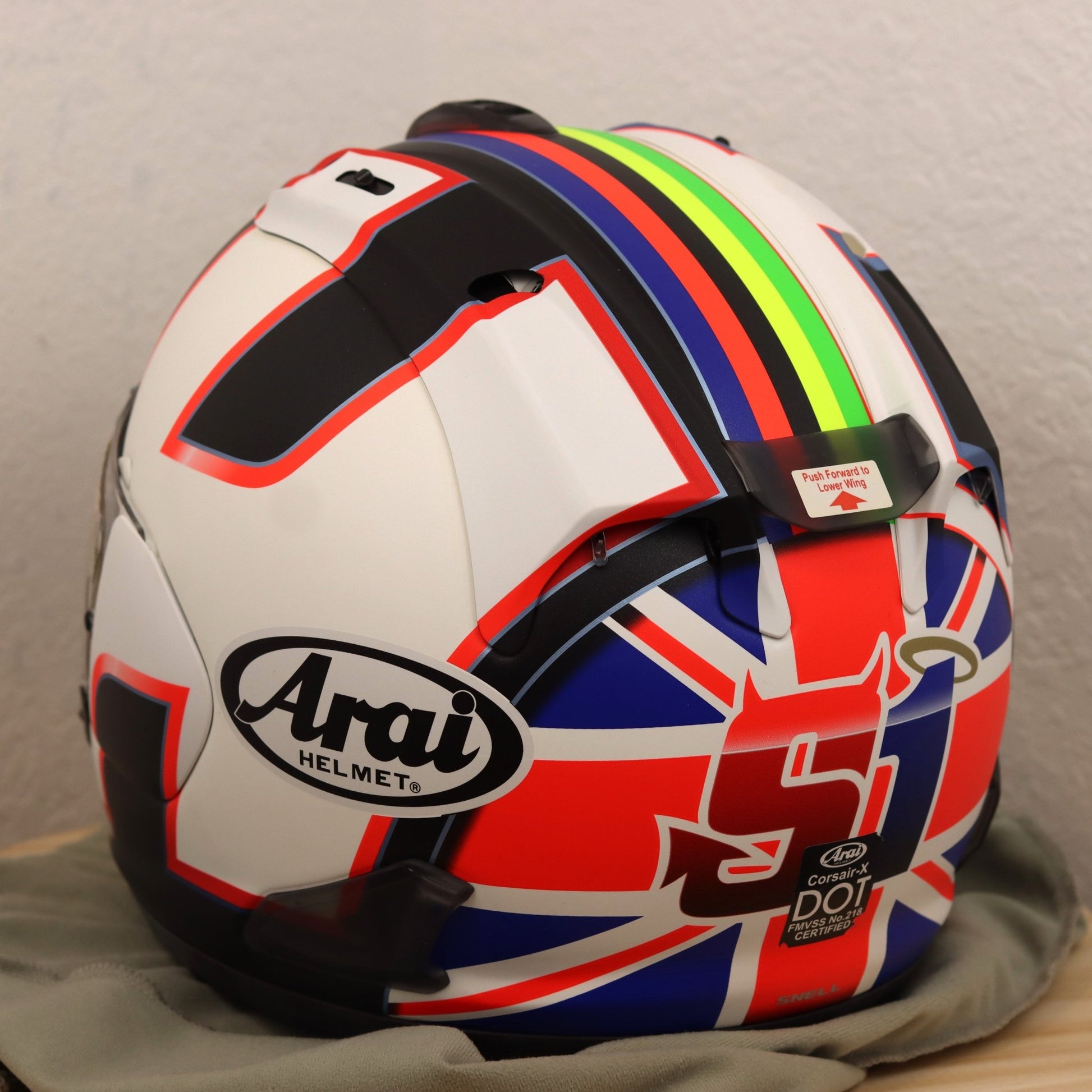 Arai Corsair - X Haslam Motorcycle Helmet - TheHelmetHub