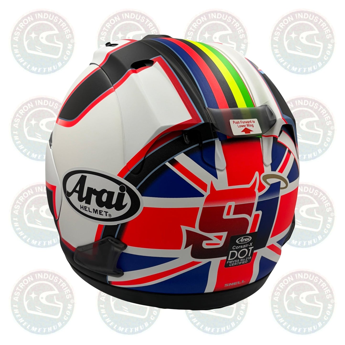 Arai Corsair - X Haslam Motorcycle Helmet - TheHelmetHub