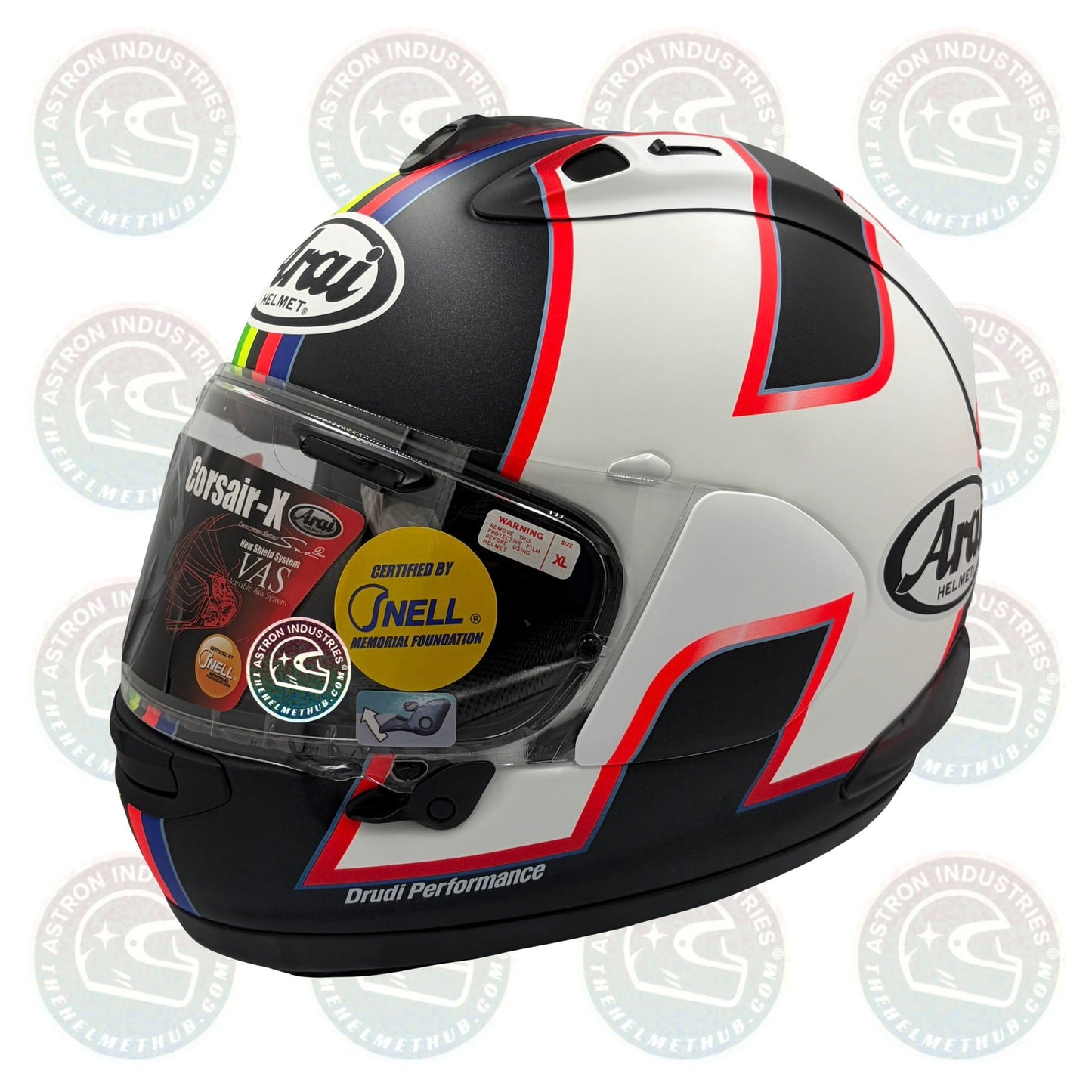 Arai Corsair - X Haslam Motorcycle Helmet - TheHelmetHub