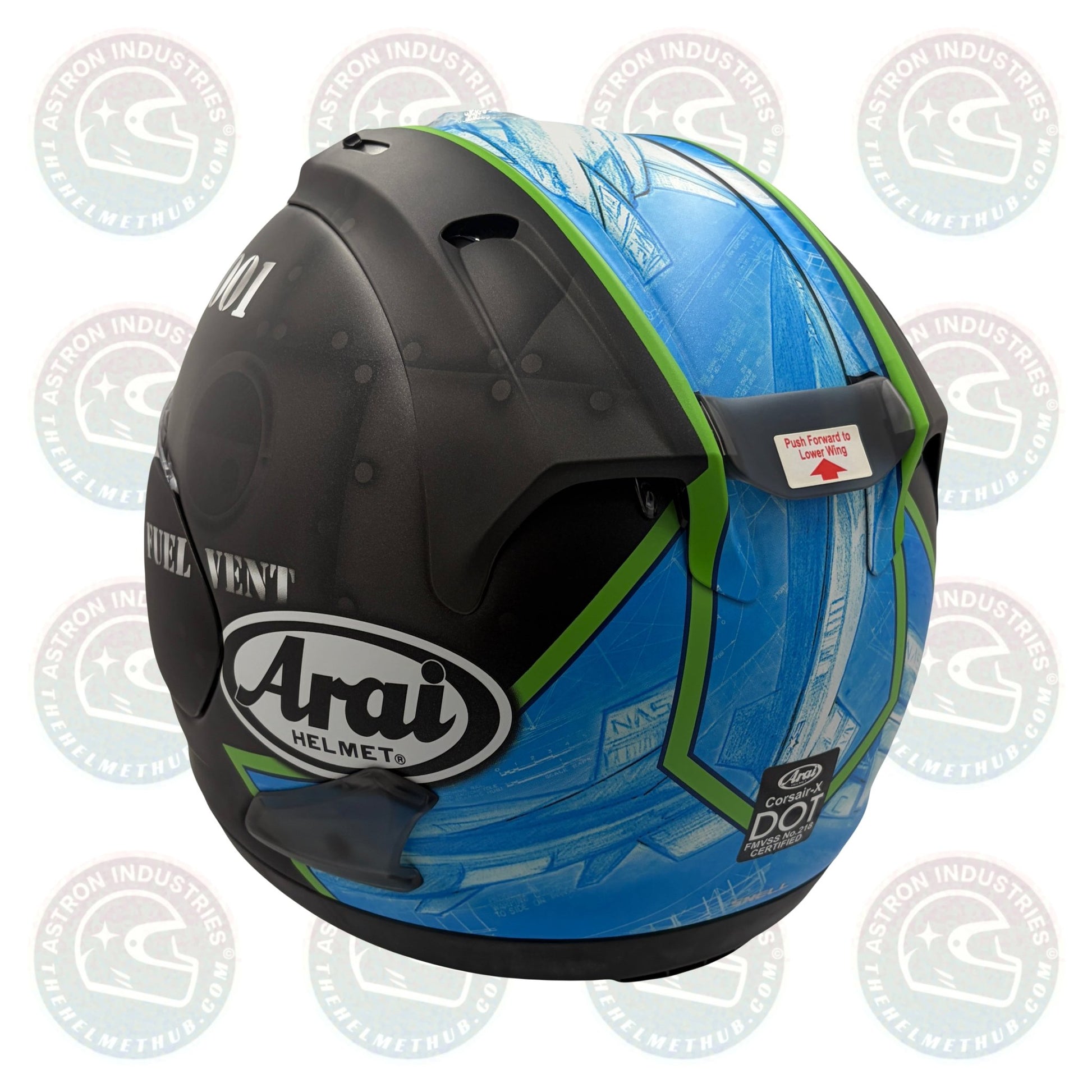 Arai Corsair - X Hayes X - 15 Motorcycle Helmet - TheHelmetHub