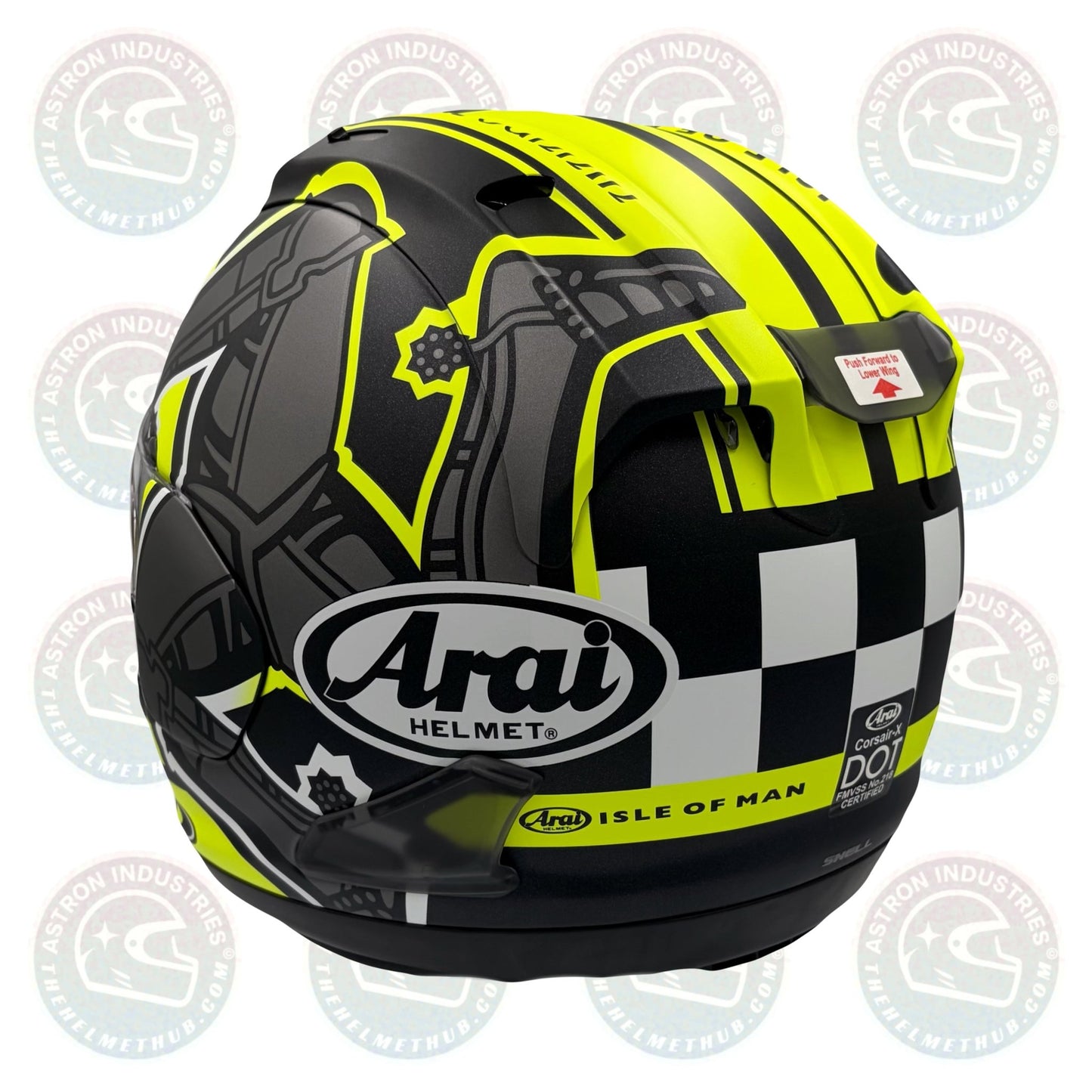 Arai Corsair - X Helmet IoM (Isle of Man) TT 2019 - TheHelmetHub