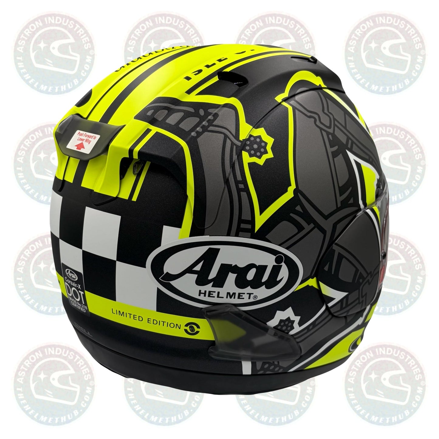 Arai Corsair - X Helmet IoM (Isle of Man) TT 2019 - TheHelmetHub