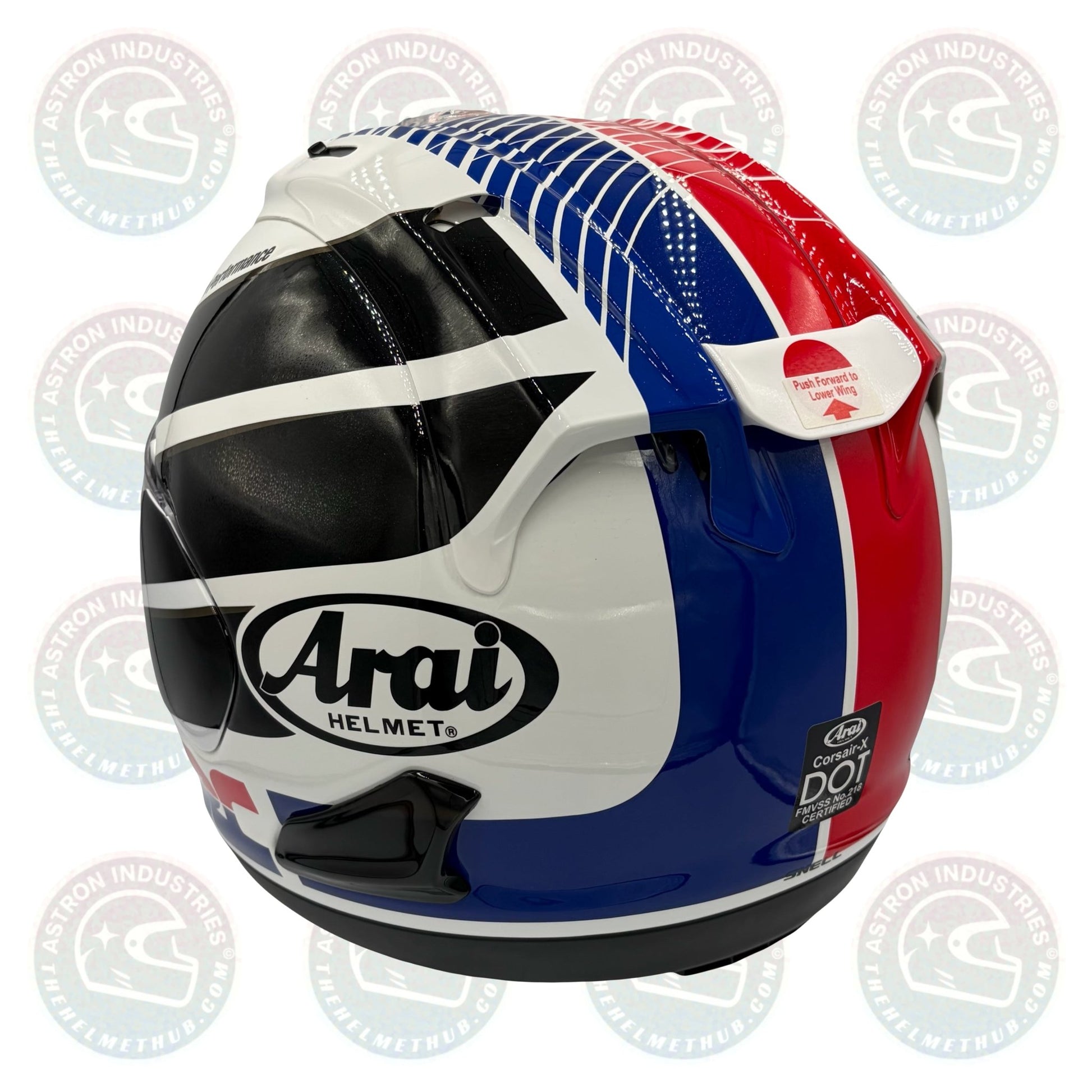 Arai Corsair - X HRC (Honda Racing Corporation) Motorcycle Helmet - TheHelmetHub