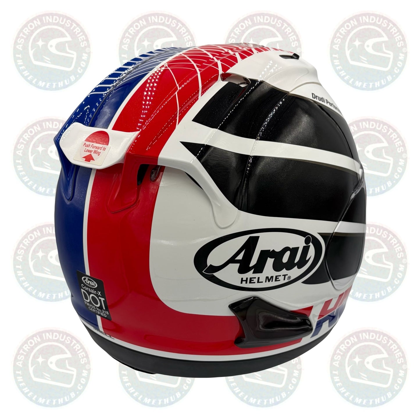 Arai Corsair - X HRC (Honda Racing Corporation) Motorcycle Helmet - TheHelmetHub