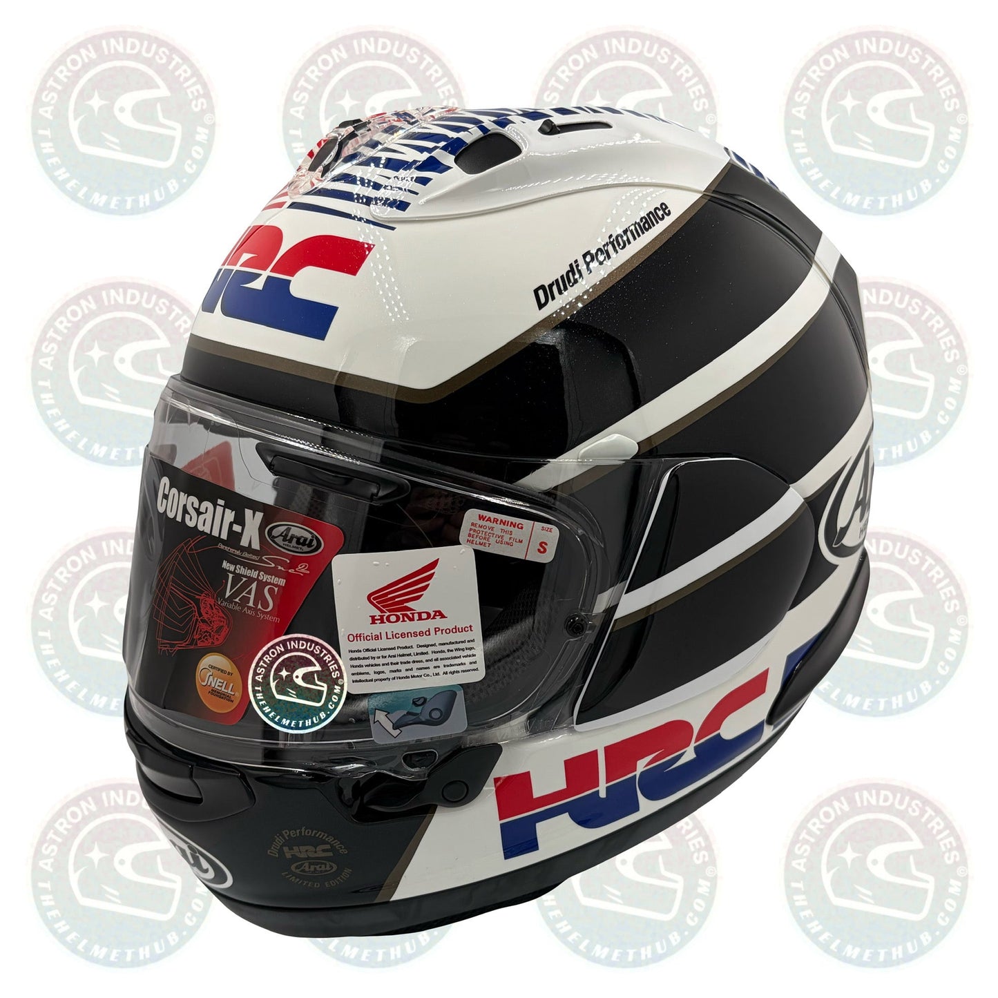 Arai Corsair - X HRC (Honda Racing Corporation) Motorcycle Helmet - TheHelmetHub