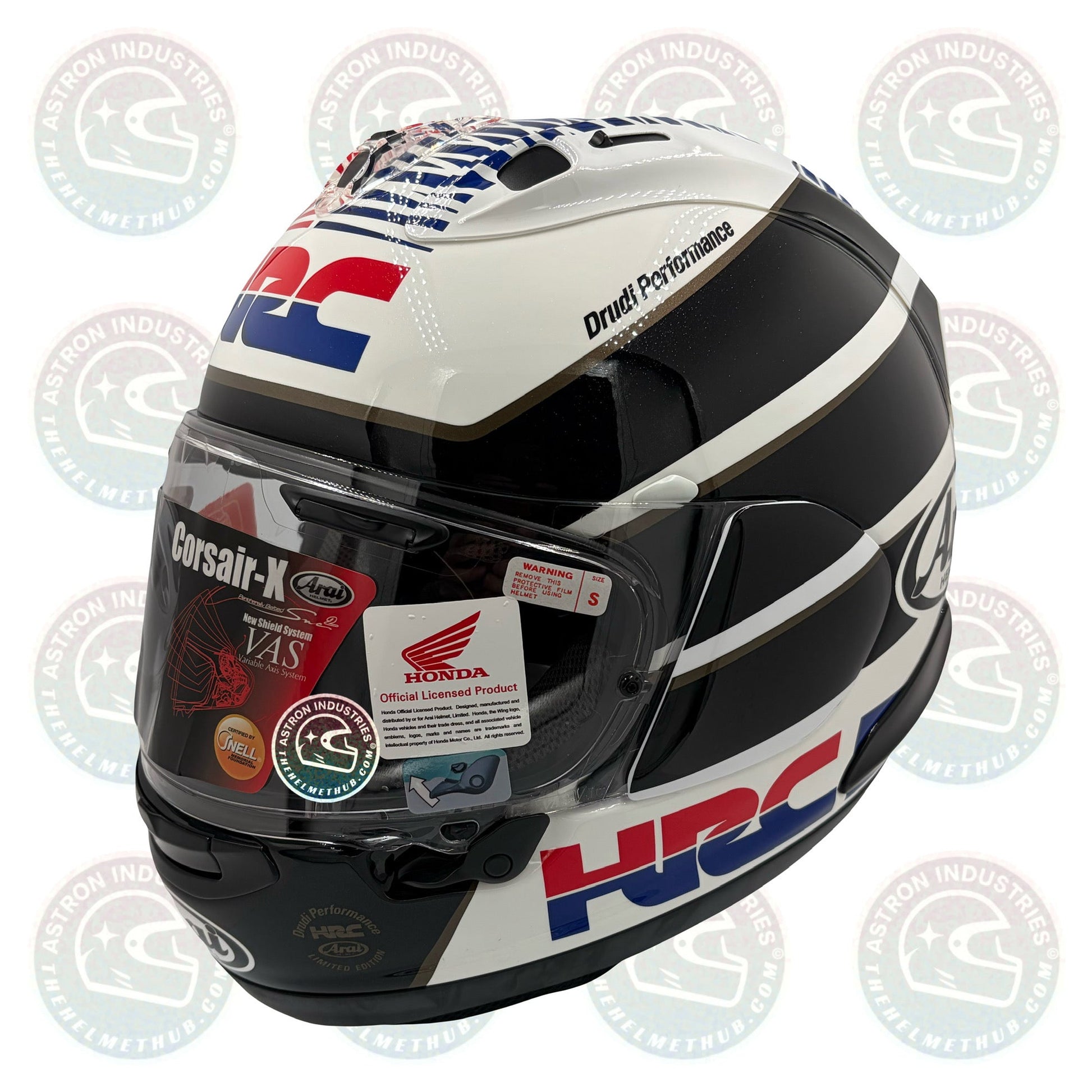 Arai Corsair - X HRC (Honda Racing Corporation) Motorcycle Helmet - TheHelmetHub