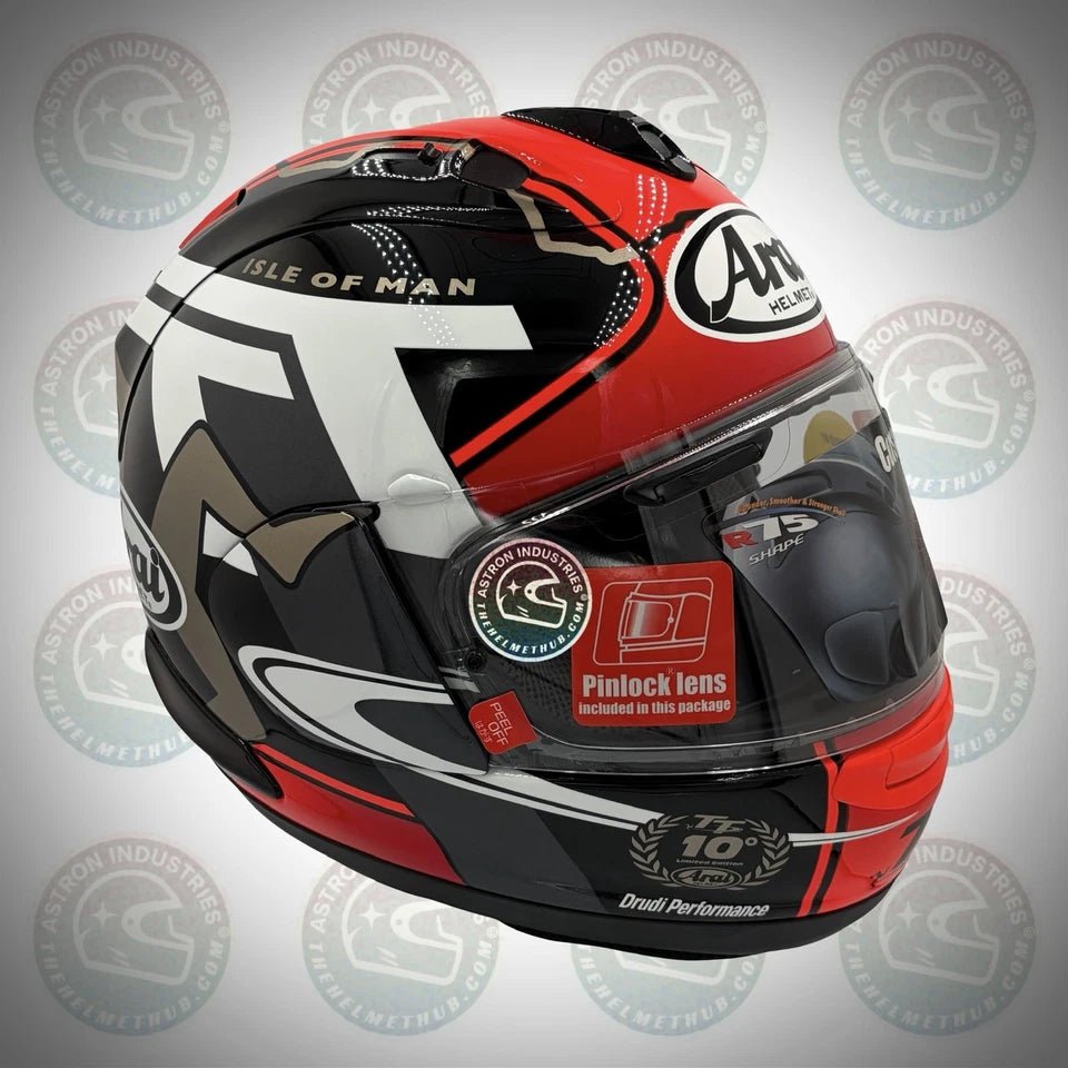 Arai Corsair - X IoM (Isle of Man) TT 2018 Motorcycle Helmet - TheHelmetHub