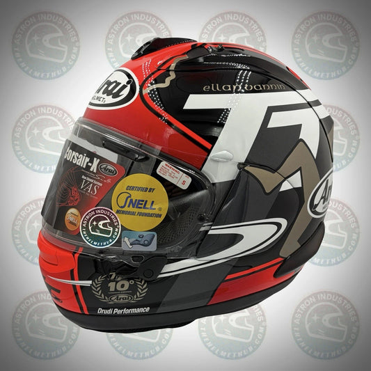Arai Corsair - X IoM (Isle of Man) TT 2018 Motorcycle Helmet - TheHelmetHub