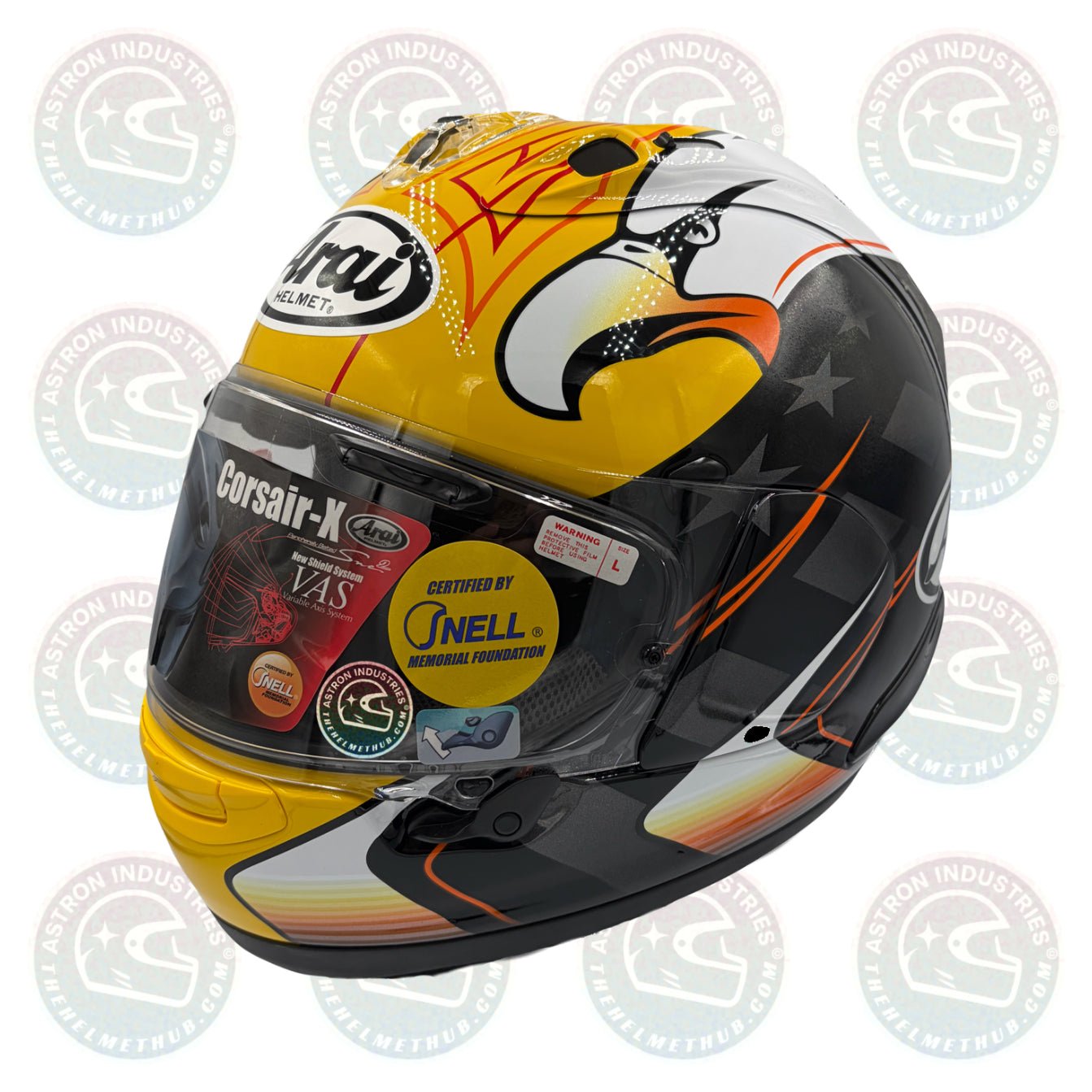 Arai Corsair - X Kenny Roberts KR2 Motorcycle Helmet - TheHelmetHub