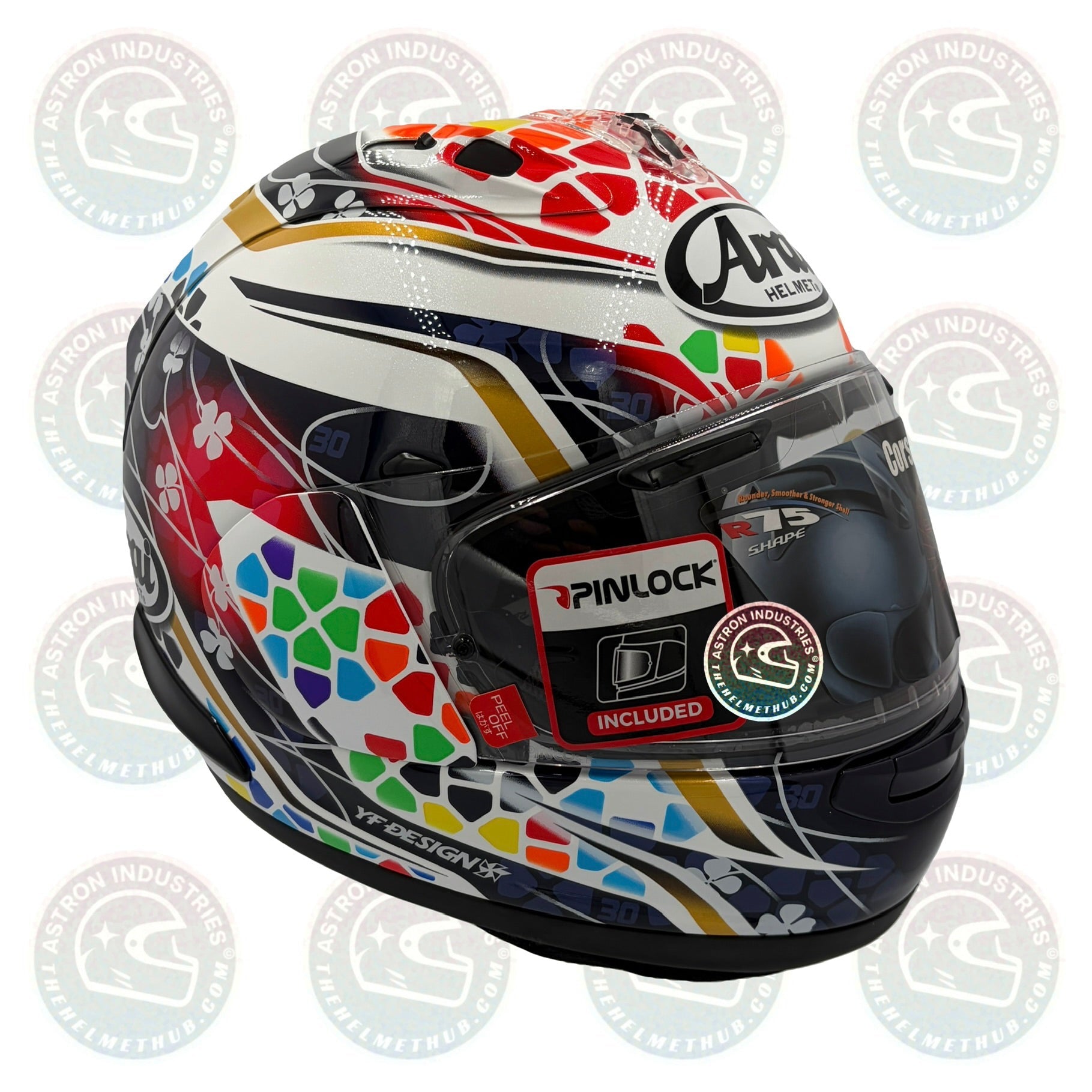 Arai Corsair-X Nakagami 3 Replica Motorcycle Helmet - TheHelmetHub