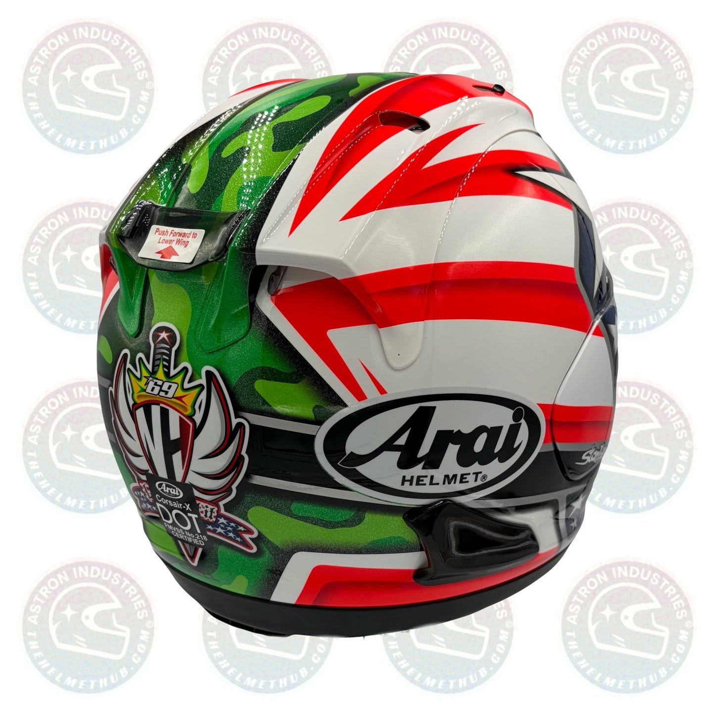 Arai Corsair - X Nicky - 6 Motorcycle Helmet - TheHelmetHub