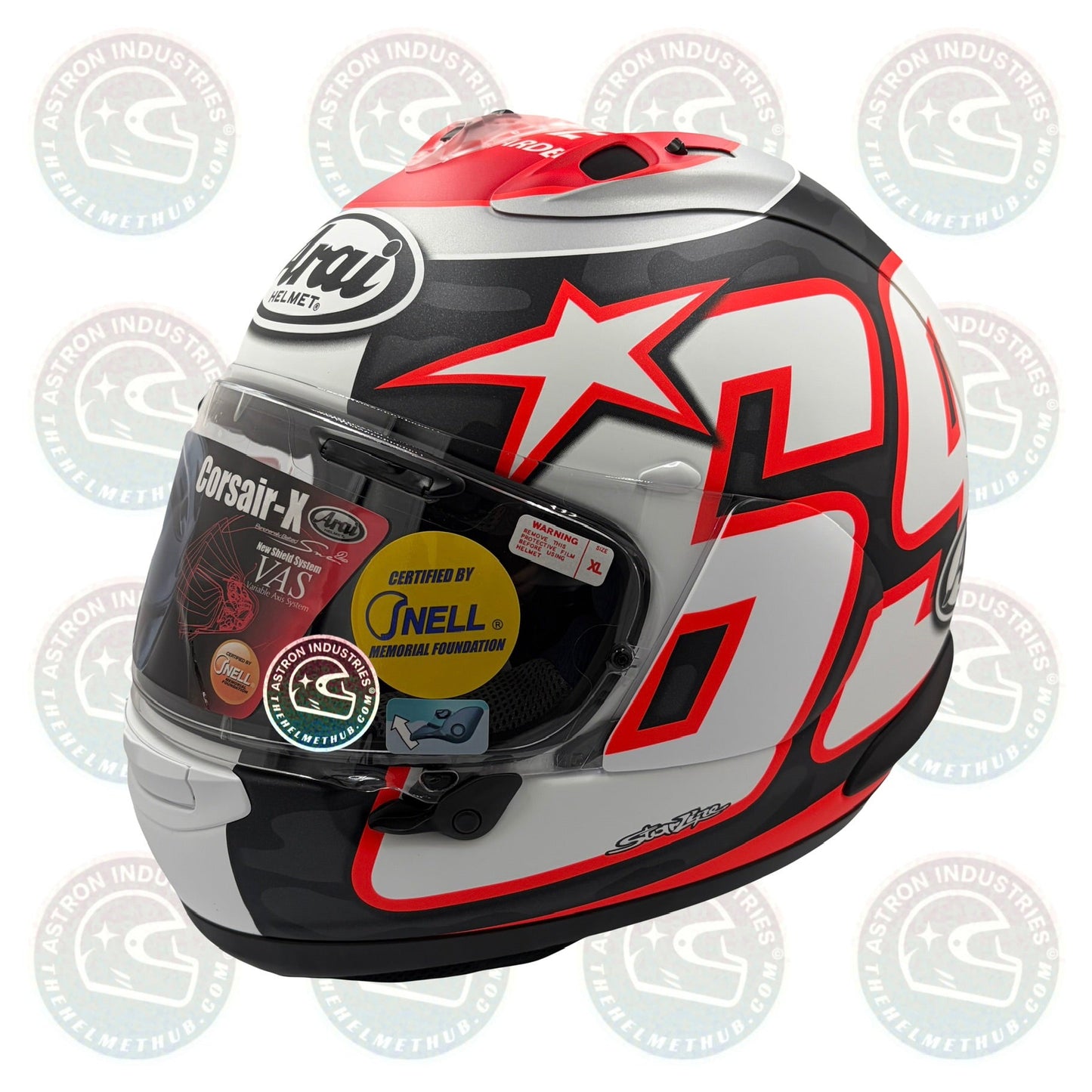 Arai Corsair - X Nicky Reset Motorcycle Helmet - TheHelmetHub