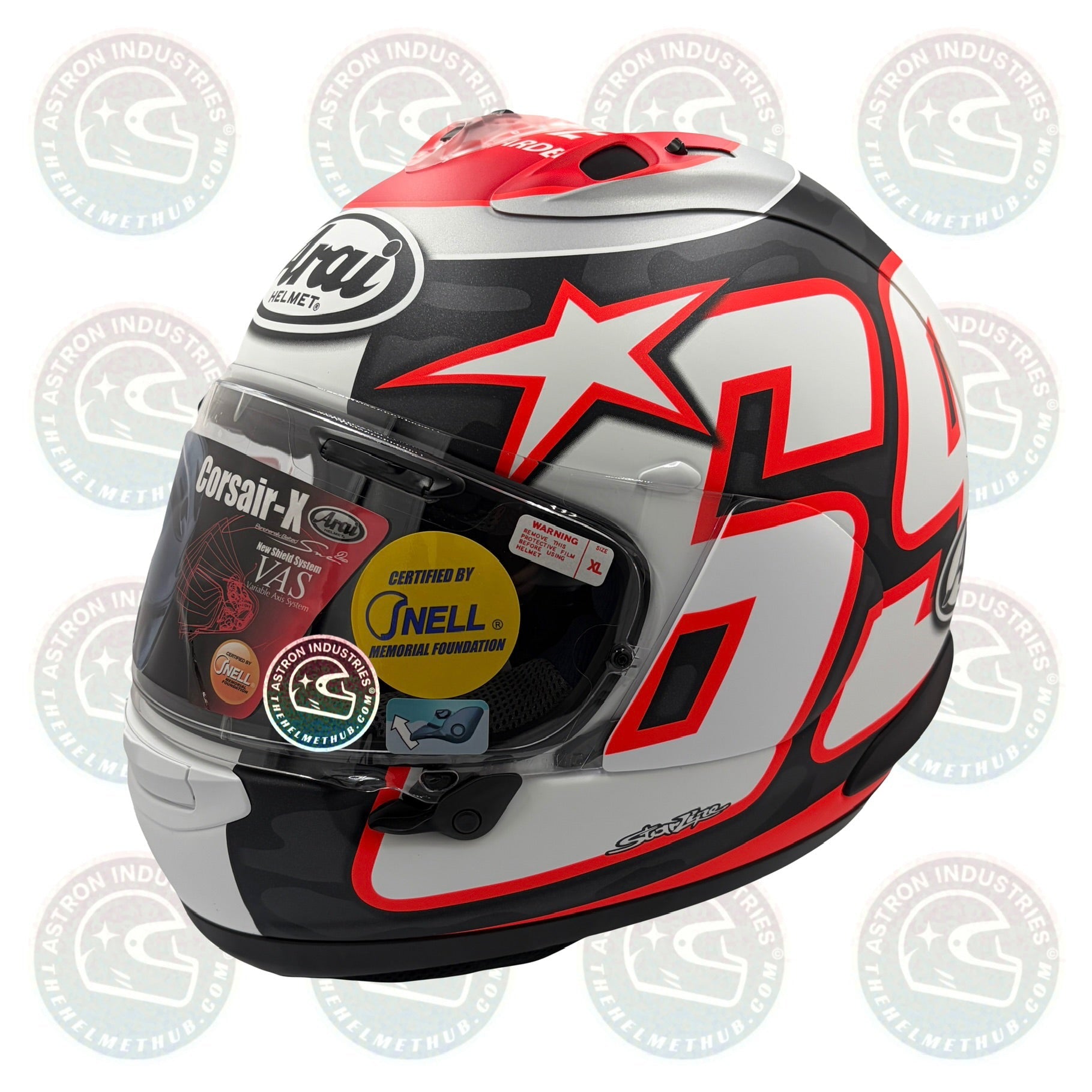 Arai Corsair - X Nicky Reset Motorcycle Helmet - TheHelmetHub