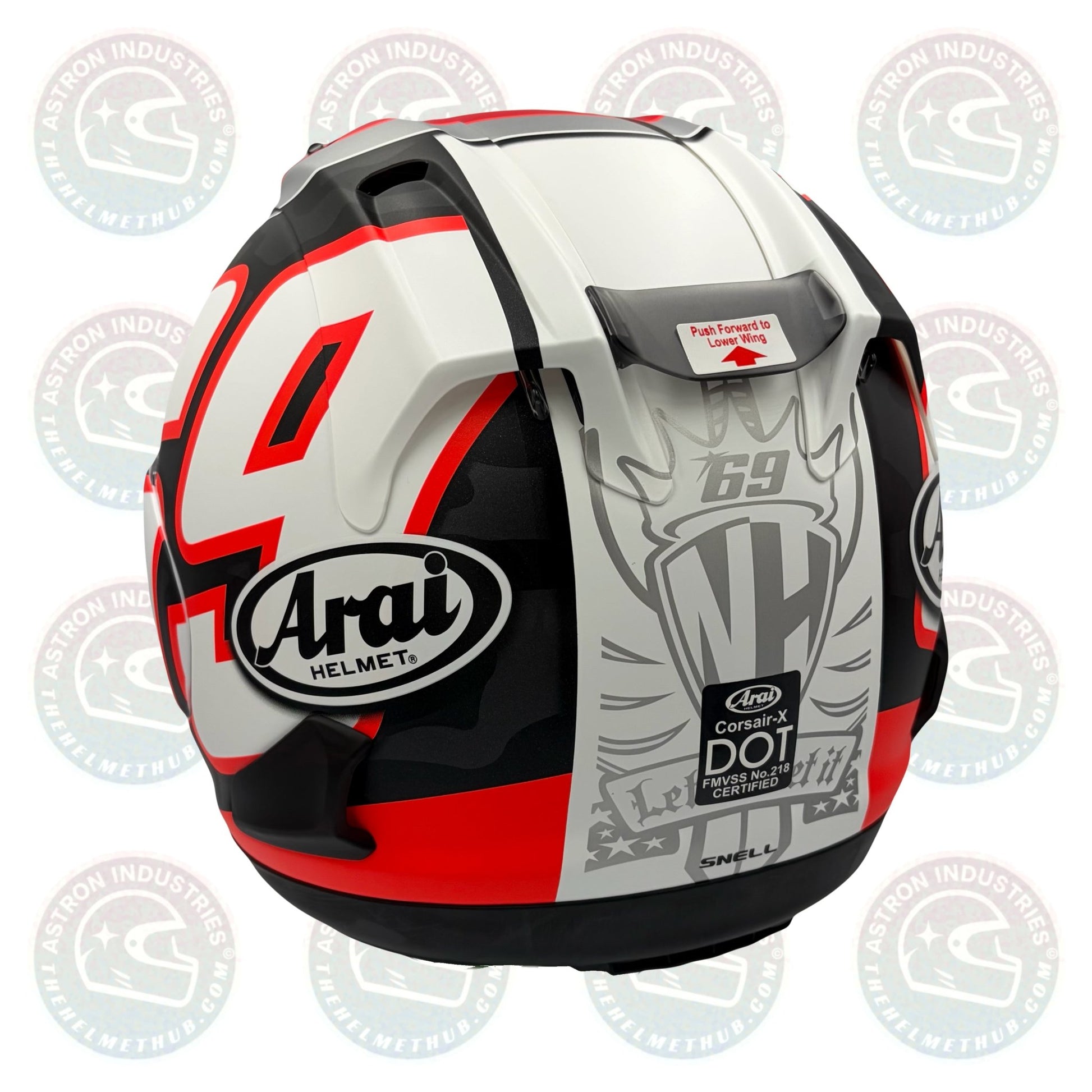 Arai Corsair - X Nicky Reset Motorcycle Helmet - TheHelmetHub