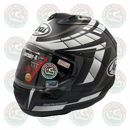 Arai Corsair - X Planet Black Frost Motorcycle Helmet - TheHelmetHub