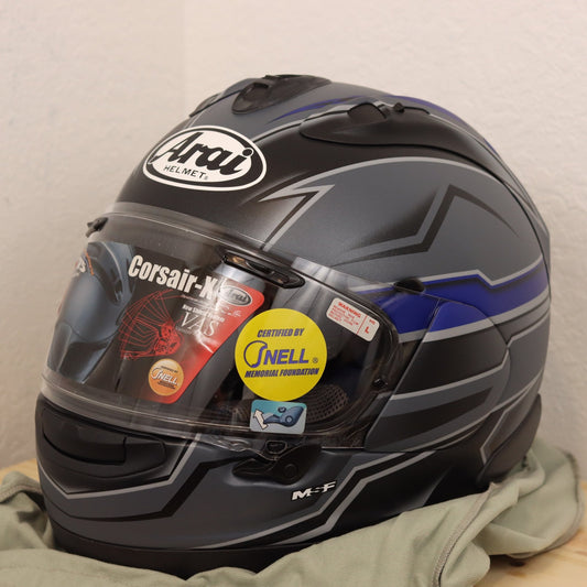 Arai Corsair - X Scope Black Frost Motorcycle Helmet - TheHelmetHub