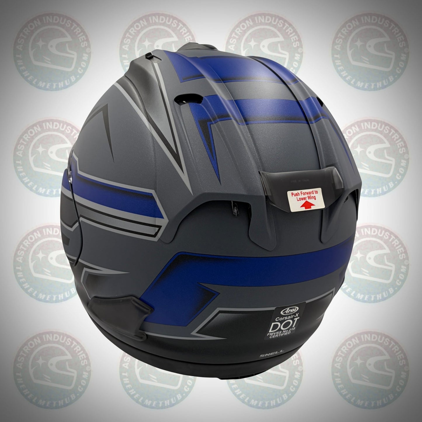 Arai Corsair - X Scope Black Frost Motorcycle Helmet - TheHelmetHub