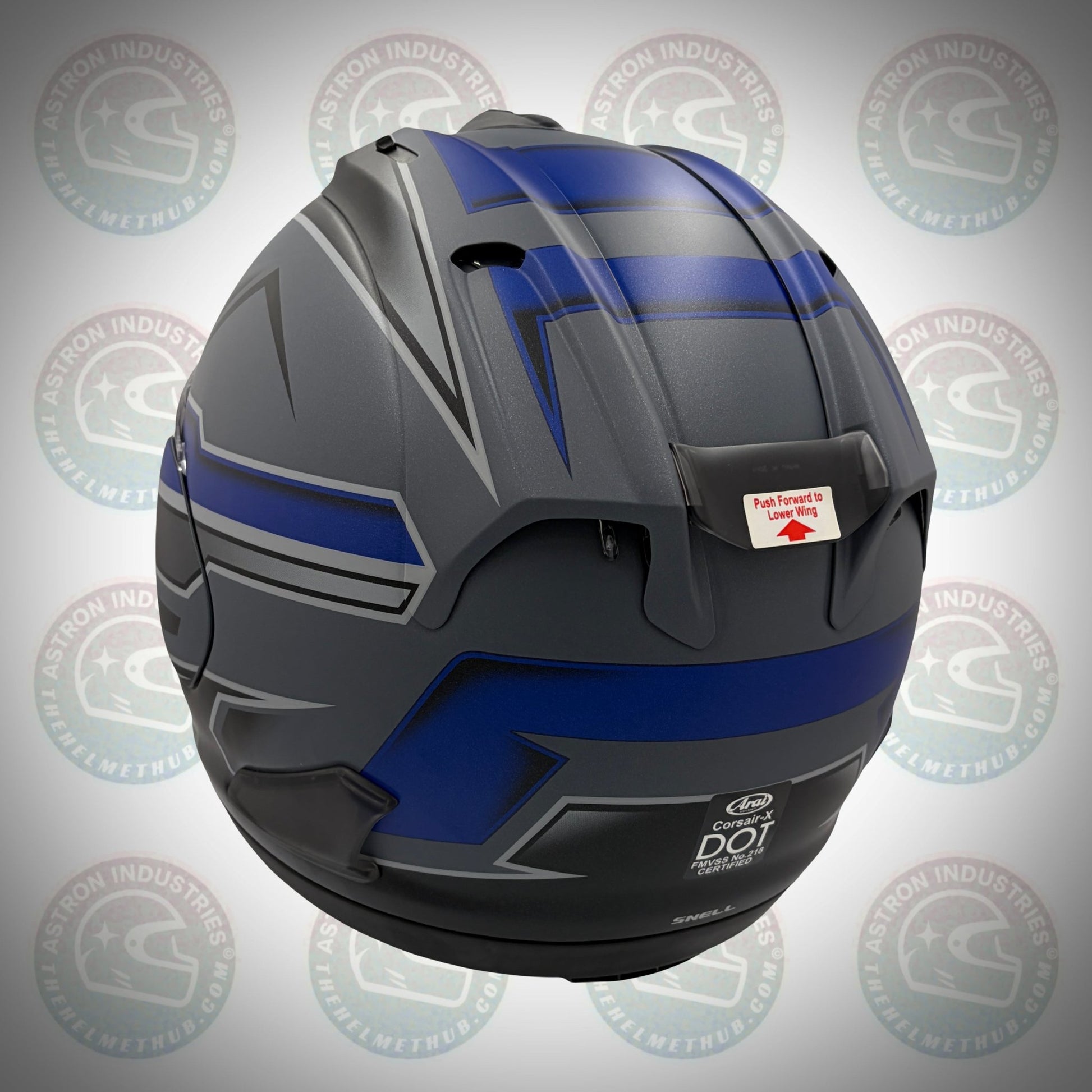 Arai Corsair - X Scope Black Frost Motorcycle Helmet - TheHelmetHub