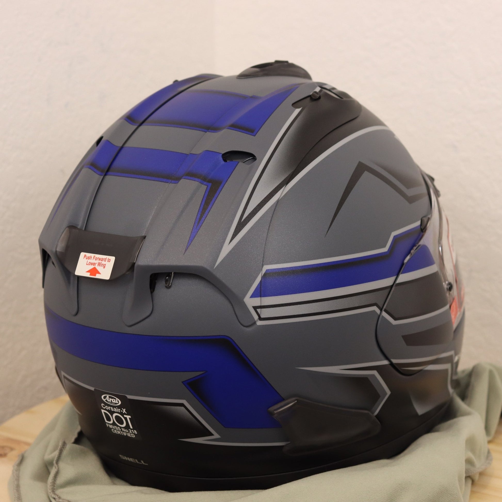 Arai Corsair - X Scope Black Frost Motorcycle Helmet - TheHelmetHub