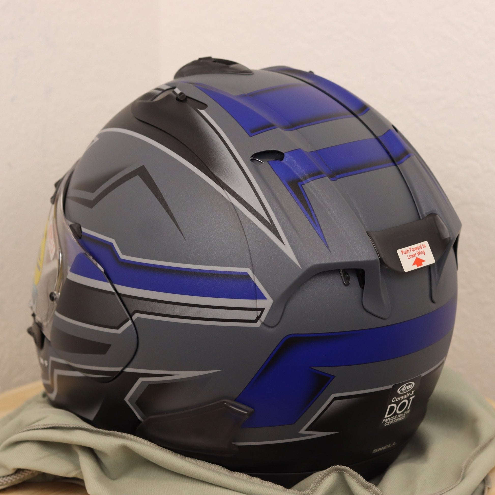 Arai Corsair - X Scope Black Frost Motorcycle Helmet - TheHelmetHub