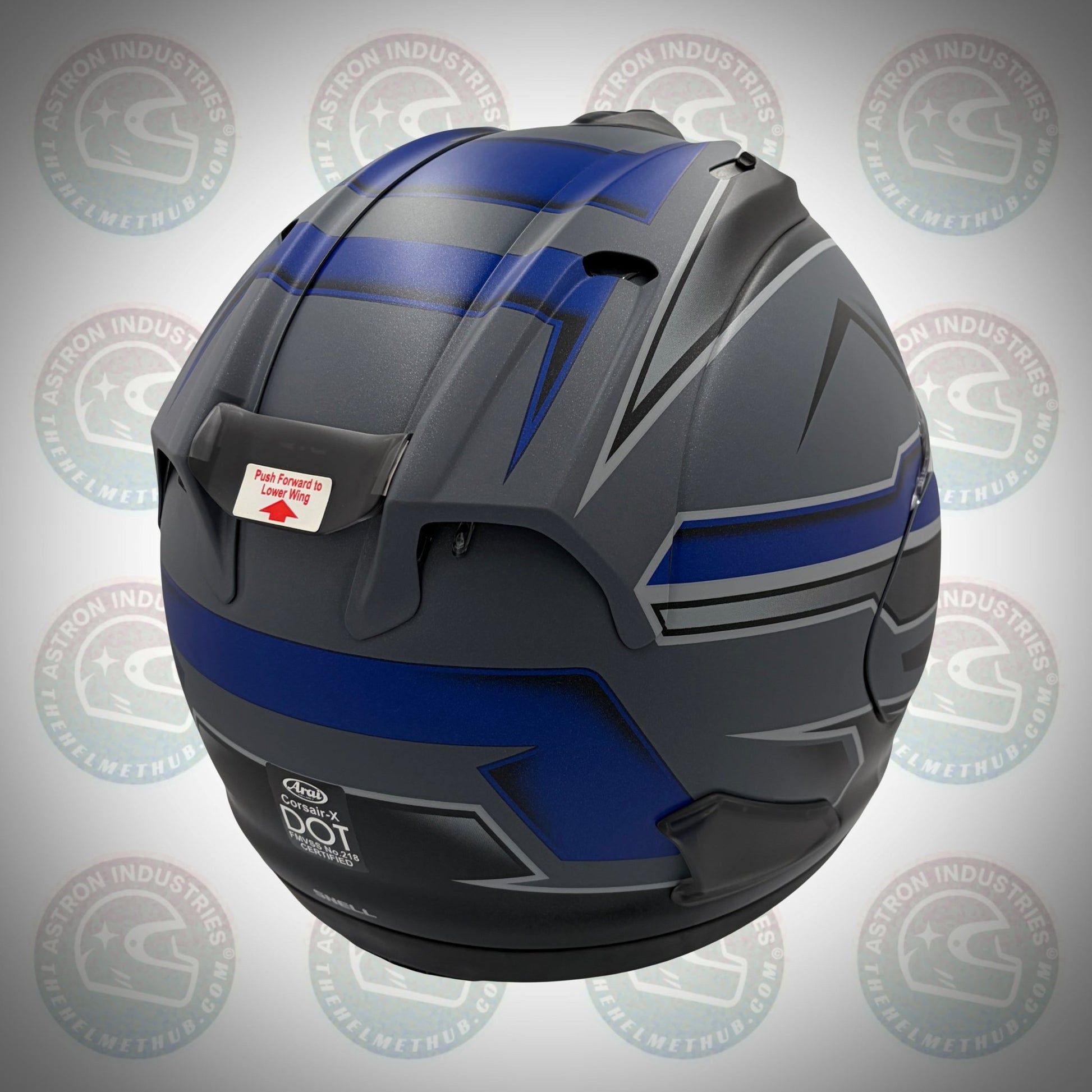 Arai Corsair - X Scope Black Frost Motorcycle Helmet - TheHelmetHub