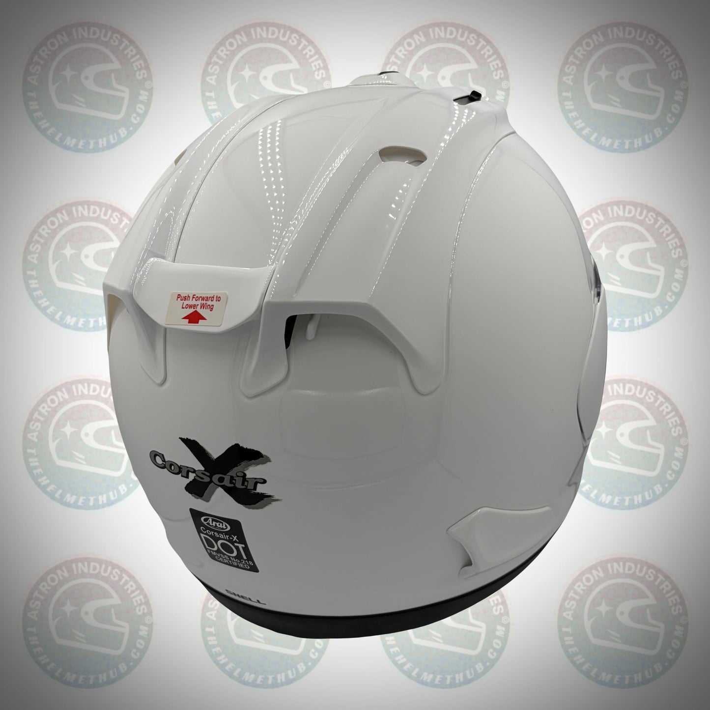 Arai Corsair - X White Motorcycle Helmet - TheHelmetHub