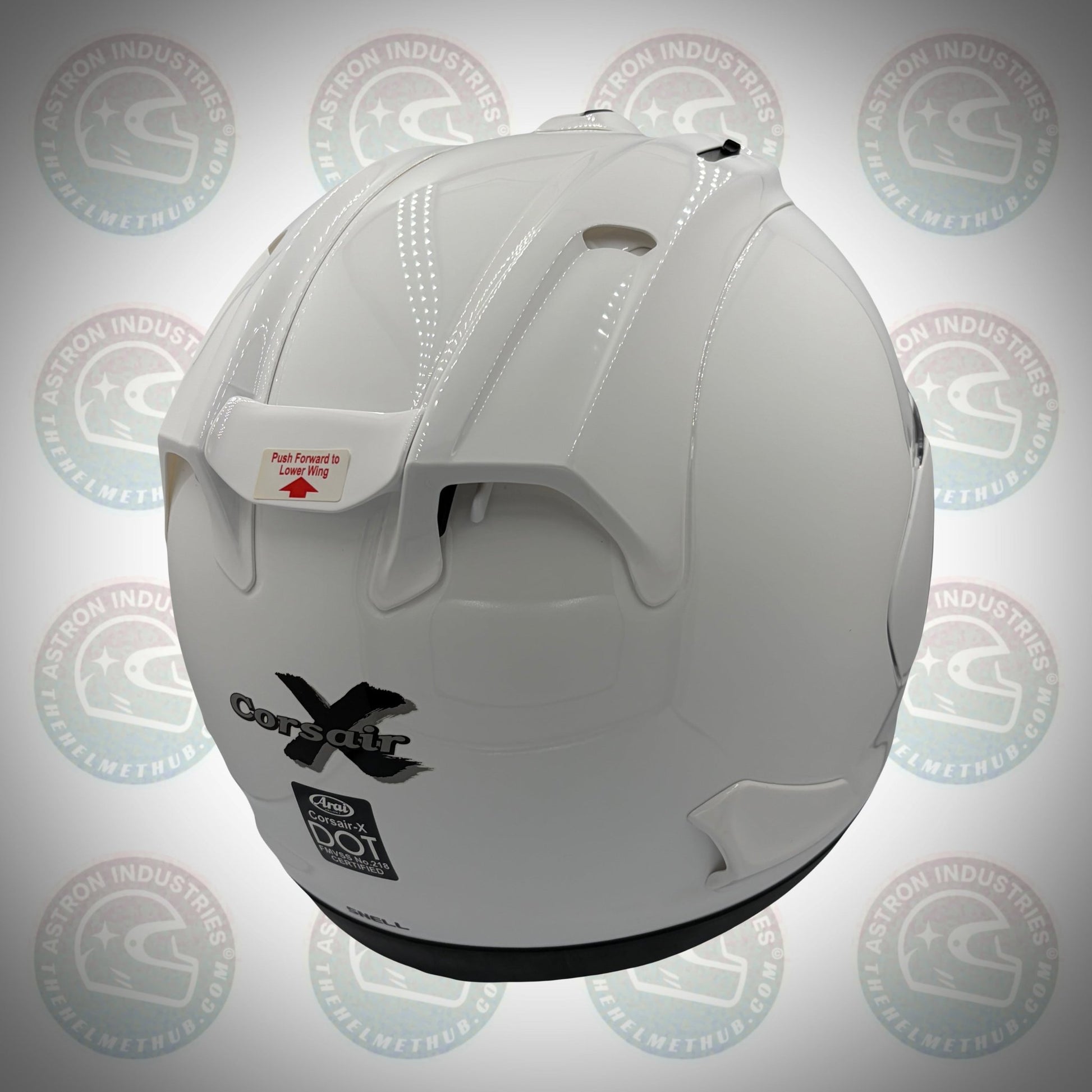 Arai Corsair - X White Motorcycle Helmet - TheHelmetHub