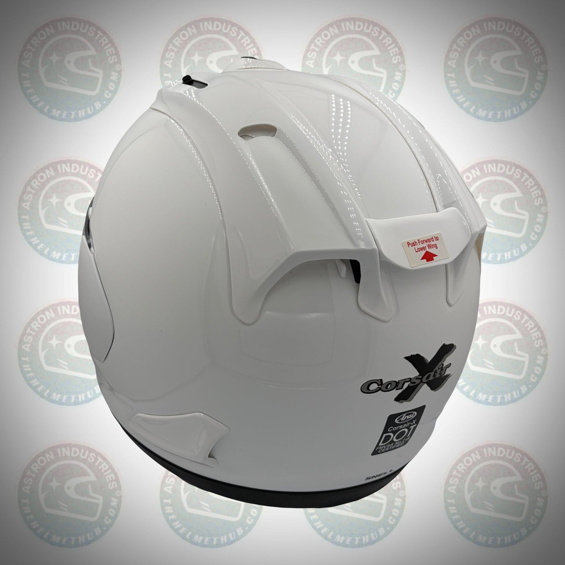 Arai Corsair - X White Motorcycle Helmet - TheHelmetHub