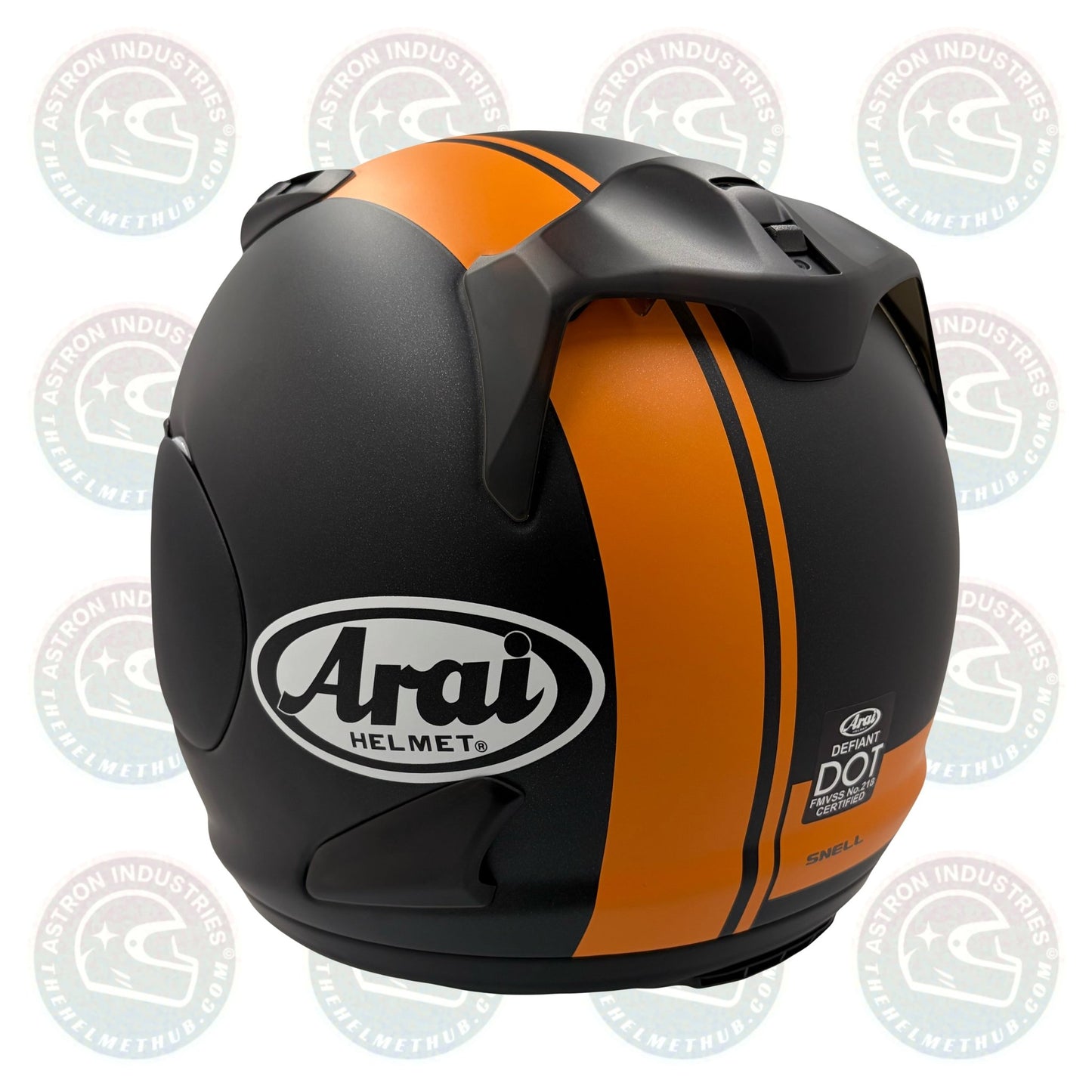 Arai Defiant Base Orange Motorcycle Helmet - TheHelmetHub