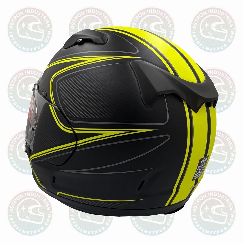 Arai Defiant - X Diablo Yellow Factory Defect Motorcycle Helmet - TheHelmetHub