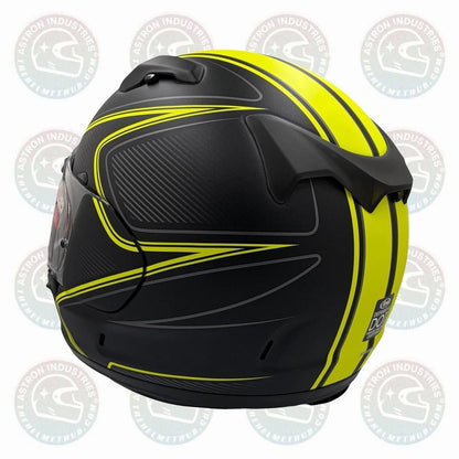 Arai Defiant - X Diablo Yellow Factory Defect Motorcycle Helmet - TheHelmetHub