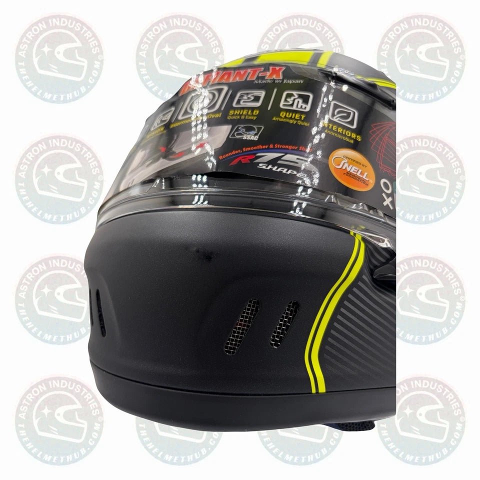 Arai Defiant - X Diablo Yellow Factory Defect Motorcycle Helmet - TheHelmetHub