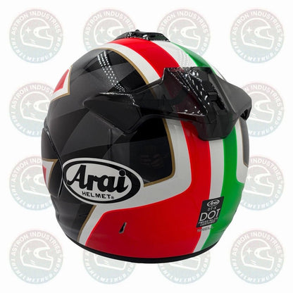 Arai DT - X Italy Flag Motorcycle Helmet - TheHelmetHub