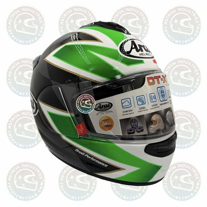 Arai DT - X Italy Flag Motorcycle Helmet - TheHelmetHub