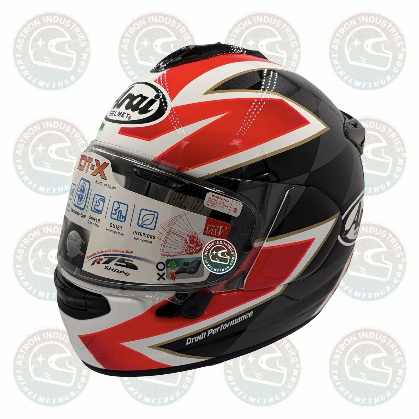 Arai DT - X Italy Flag Motorcycle Helmet - TheHelmetHub