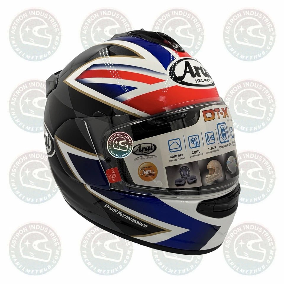 Arai DT - X UK Flag Motorcycle Helmet - TheHelmetHub