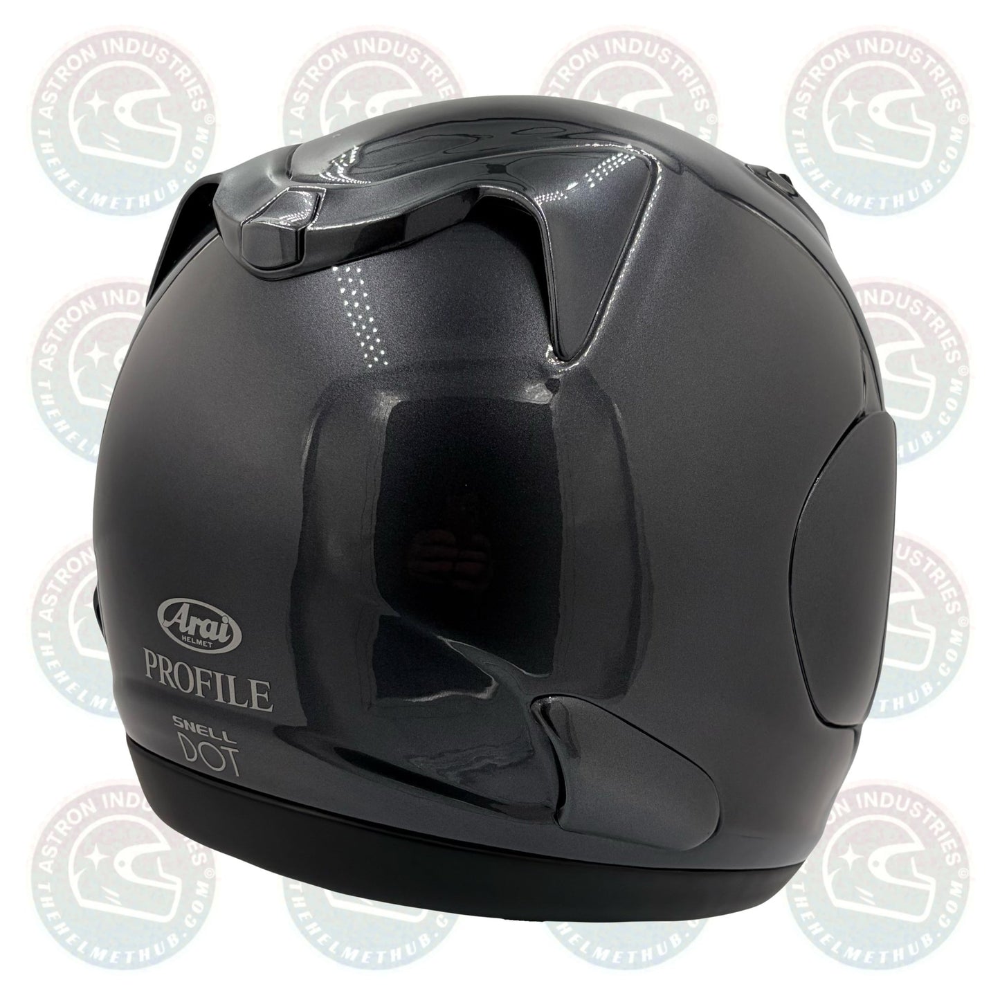 Arai Profile Aluminum Grey Motorcycle Helmet - TheHelmetHub