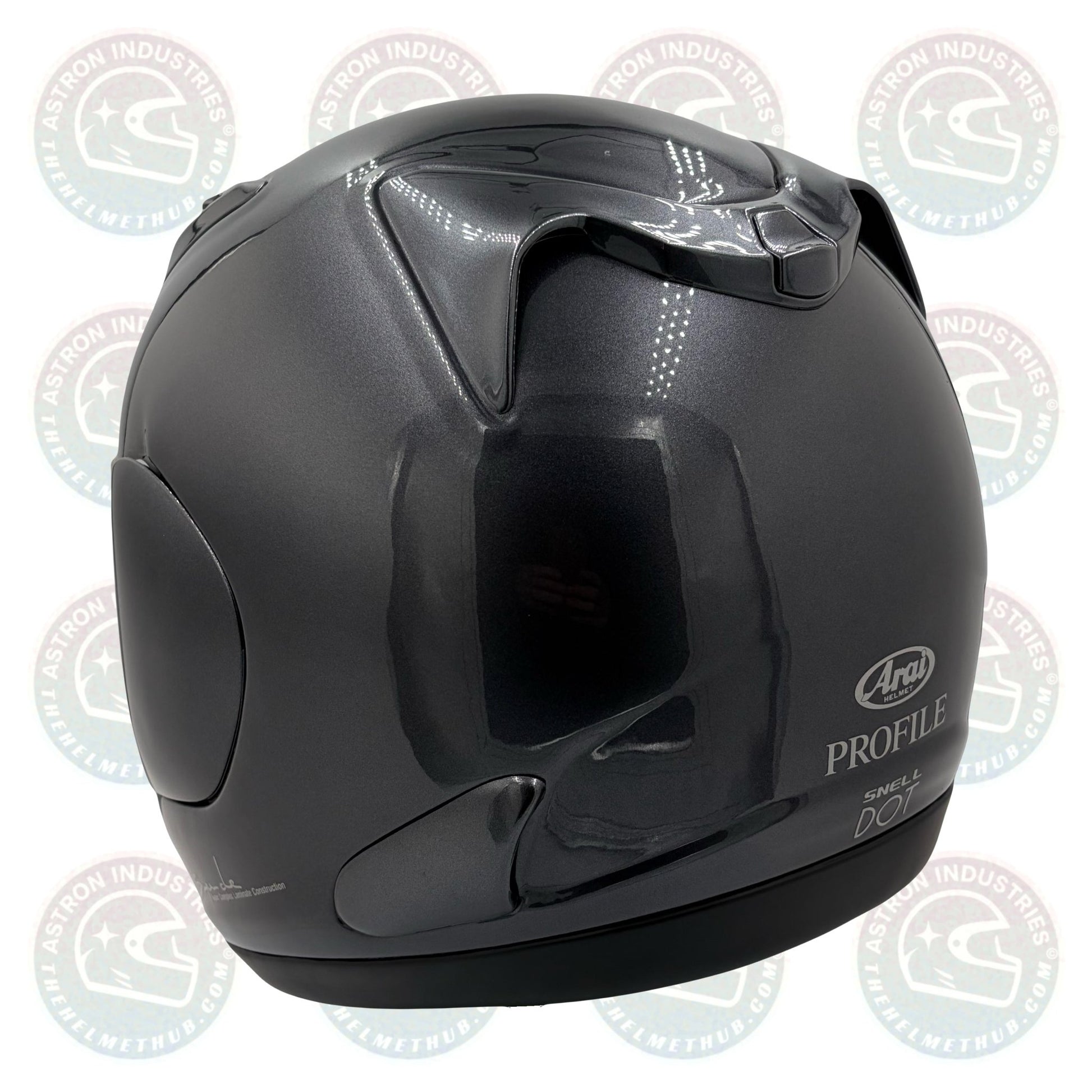 Arai Profile Aluminum Grey Motorcycle Helmet - TheHelmetHub