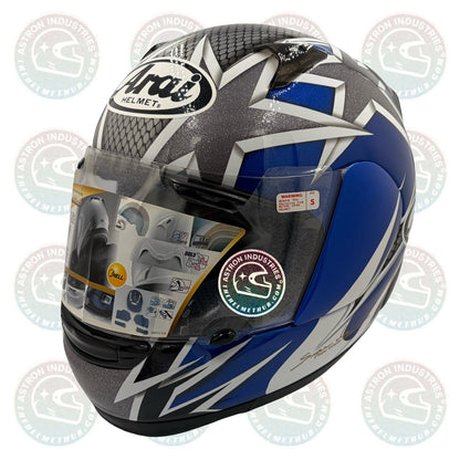 Arai Profile Freedom Blue Motorcycle Helmet - TheHelmetHub