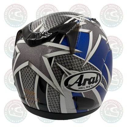 Arai Profile Freedom Blue Motorcycle Helmet - TheHelmetHub