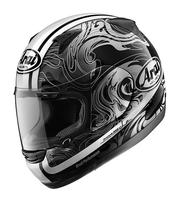 Arai Profile Riptide Silver Motorcycle Helmet - TheHelmetHub