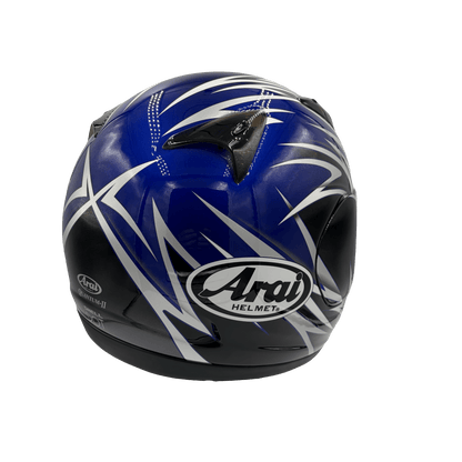Arai Quantum 2 Stellar Black & Blue Motorcycle Helmet - TheHelmetHub
