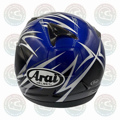Arai Quantum 2 Stellar Black & Blue Motorcycle Helmet - TheHelmetHub