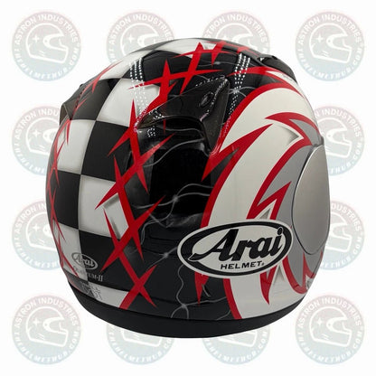 Arai Quantum 2 Voltage Red Motorcycle Helmet - TheHelmetHub