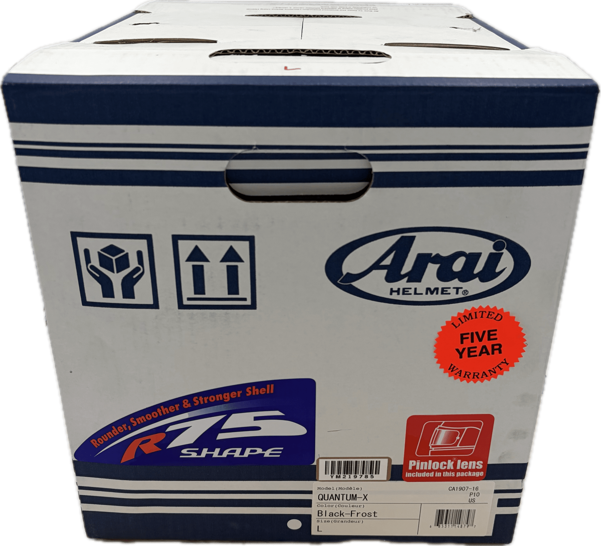 Arai Quantum - X Black - Frost Motorcycle Helmet - TheHelmetHub