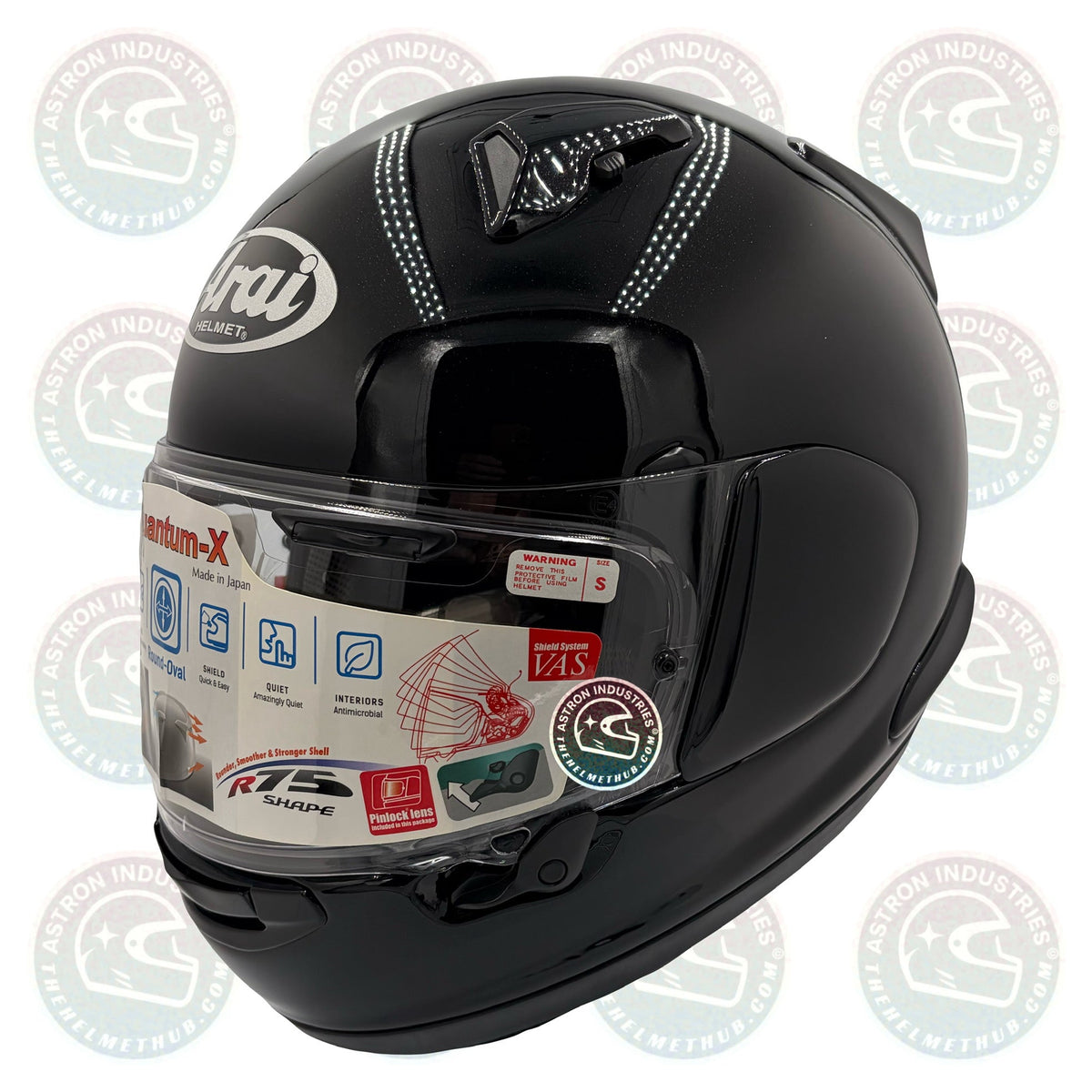 Arai Quantum - X Diamond Black Motorcycle Helmet - TheHelmetHub